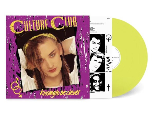 Culture Club Kissing to Be Clever LP (Light Green/Yellow Vinyl) 2