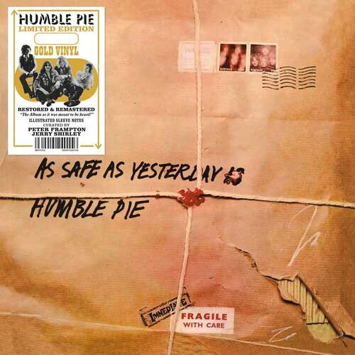 Humble Pie As Safe As Yesterday Is Numbered Limited Edition LP (Gold Vinyl) 2