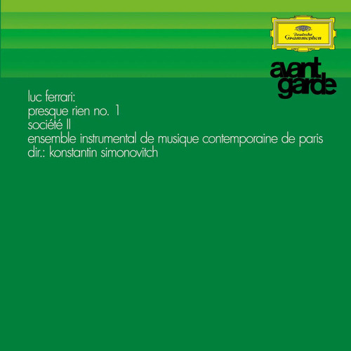 Luc Ferrari Presque Rien No. 1 & Societe II (Avantgarde Series) Hand-Numbered Limited Edition 180g LP 1
