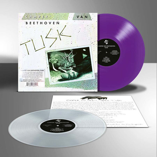 Camper Van Beethoven Tusk RSD Exclusive 2LP (Purple & Crystal Clear Vinyl) 2