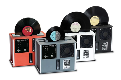 Audio Desk Systeme Vinyl Cleaner Premium Record Cleaner (Red) 3