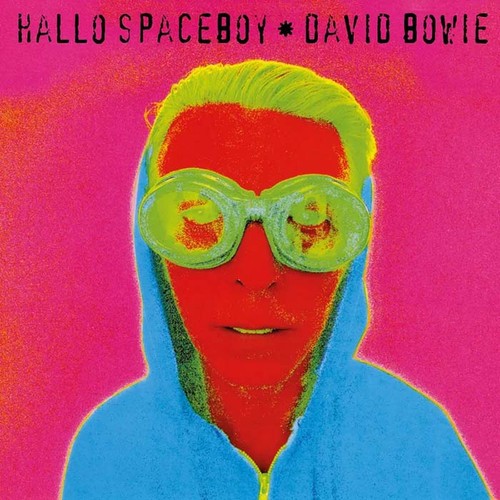 David Bowie Hallo Spaceboy RSD Exclusive 12" Vinyl Single (Neon Pink Vinyl) 1
