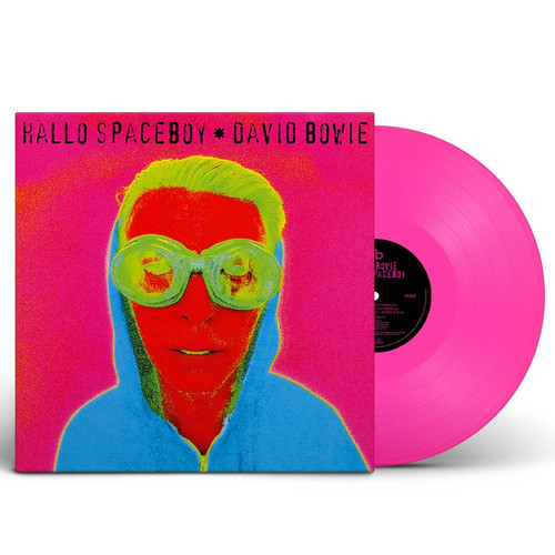 David Bowie Hallo Spaceboy RSD Exclusive 12" Vinyl Single (Neon Pink Vinyl) 2