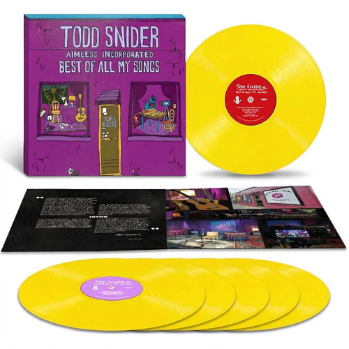Todd Snider Best of All My Songs Indie Exclusive 6LP Box Set (Yellow Vinyl) 1