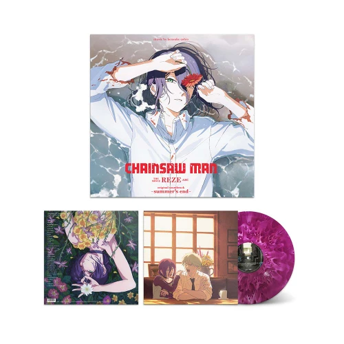 kensuke ushio CHAINSAW MAN THE MOVIE: REZE ARC original soundtrack - summer's end LP (Grape Purple Vinyl) 2