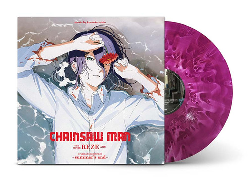 kensuke ushio CHAINSAW MAN THE MOVIE: REZE ARC original soundtrack - summer's end LP (Grape Purple Vinyl) 4