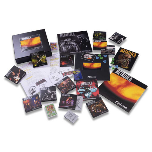 Metallica ReLoad Deluxe Numbered Limited Edition 180g 5LP, 45rpm 7" Vinyl Single, 15CD, 4DVD & Book Box Set 2