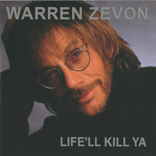 Warren Zevon Life'll Kill Ya LP (Clear Sea Blue Vinyl) 1