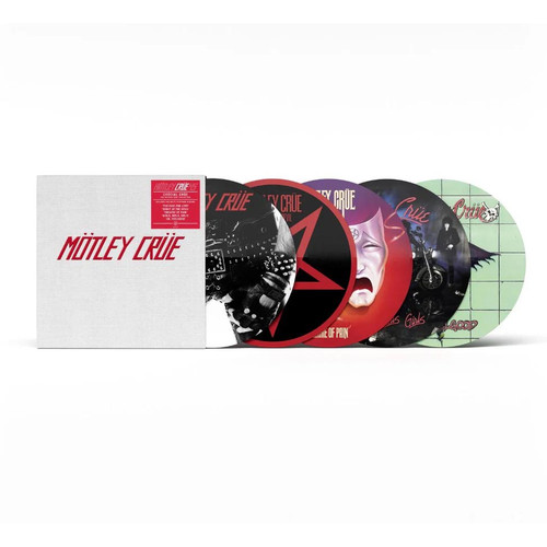 Motley Crue Crucial Crue: The Picture Disc Collection 5LP Box Set