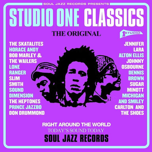 Soul Jazz Records Presents: Studio One Classics 2LP (Blue Vinyl)