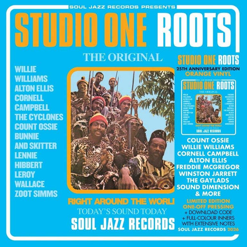 Soul Jazz Records Presents: Studio One Roots 2LP (Orange Vinyl)