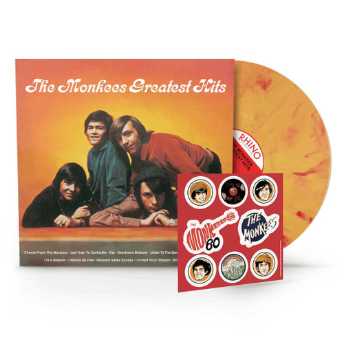 The Monkees Greatest Hits (50th Anniversary) Indie Exclusive LP (Yellow Flame Vinyl) 1