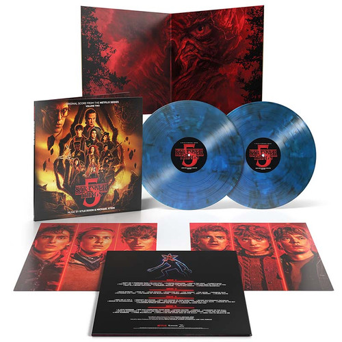 Kyle Dixon & Michael Stein Stranger Things 5 (Original Score) Volume Two 2LP (Blue Smoke Vinyl) 2