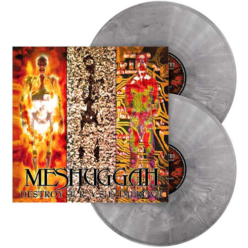 Meshuggah Destroy Erase Improve (30th Anniversary Edtiion) 2LP (Gray/Black/White Marble Vinyl) 1