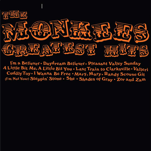 The Monkees Greatest Hits LP (Orange Halloween Swirl Hand-Poured Effect Vinyl) 1