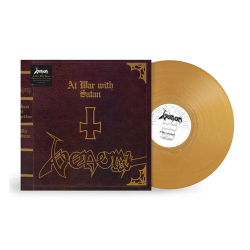 Venom At War with Satan LP (Gold Vinyl) 1