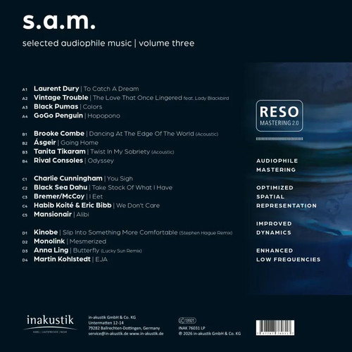 s.a.m. - selected audiophile music, volume three DMM 180g Import 2LP 2