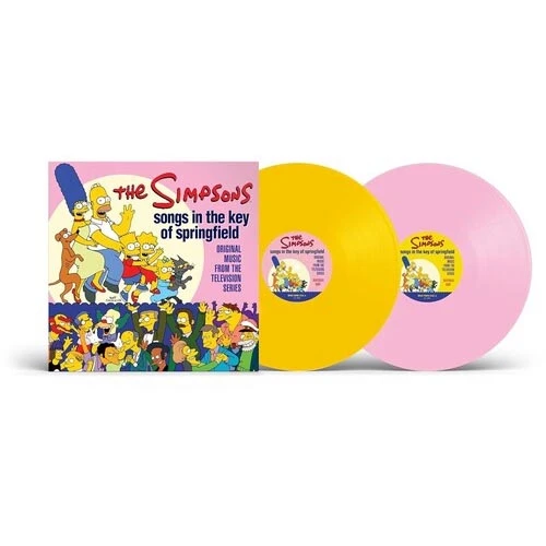 The Simpsons Songs in the Key of Springfield (Original Music from the Television Series) 2LP (Pink & Yellow Vinyl) 2