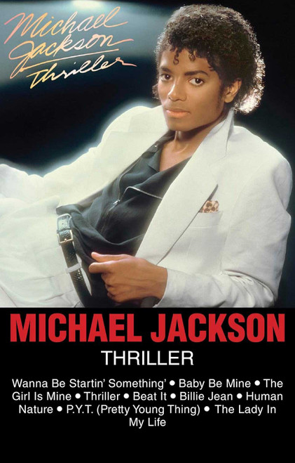 Michael Jackson Thriller Cassette Tape (Gold Metallic)