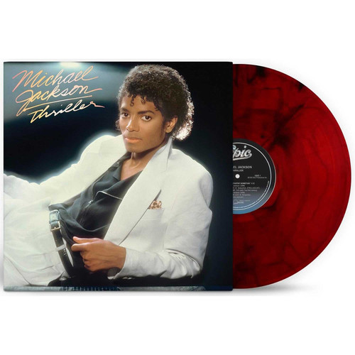 Michael Jackson Thriller LP (Red & Black Marble Vinyl) 1