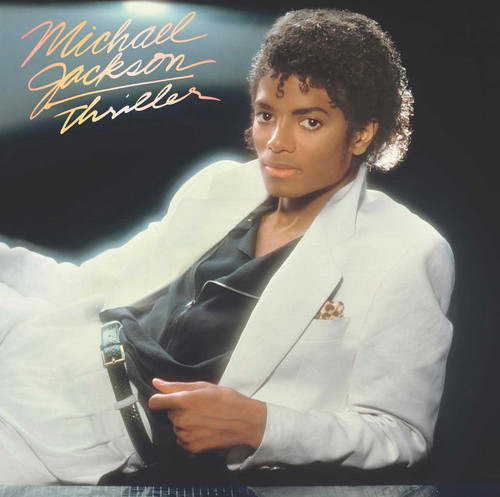 Michael Jackson Thriller LP (Red & Black Marble Vinyl)