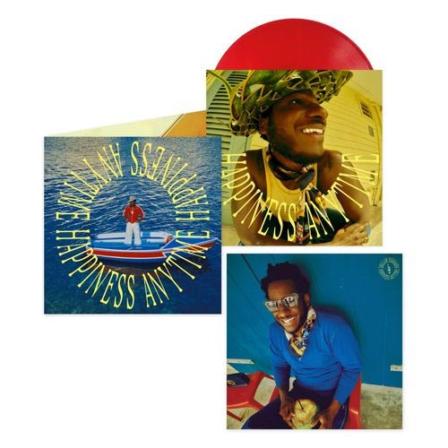 Leon Bridges Happiness Anytime Indie Exclusive LP (Campari Red Vinyl) 2