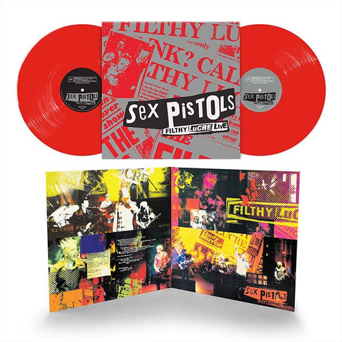 Sex Pistols Filthy Lucre Live (30th Anniversary) 2LP (Red Vinyl) 2