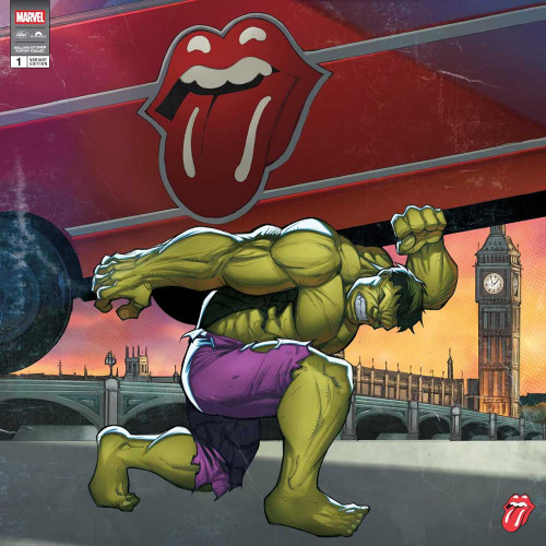 The Rolling Stones Foreign Tongues + Marvel Comic Book (Hulk Variant) 2LP 1