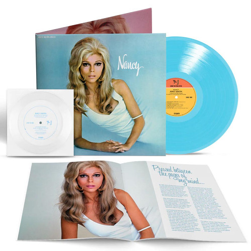 Nancy Sinatra Nancy LP (Blue Vinyl) & 45rpm 7" Flexi Disc (White Vinyl) 2
