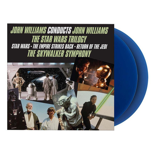 John Williams Conducts John Williams: The Star Wars Trilogy Numbered Limited Edition 180g Import 2LP (Blue Vinyl) 2