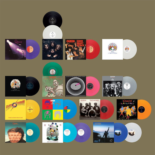 Queen Studio Collection Half-Speed Mastered 180g 18LP Box Set (Colored Vinyl) (Pre-owned, NM) 10