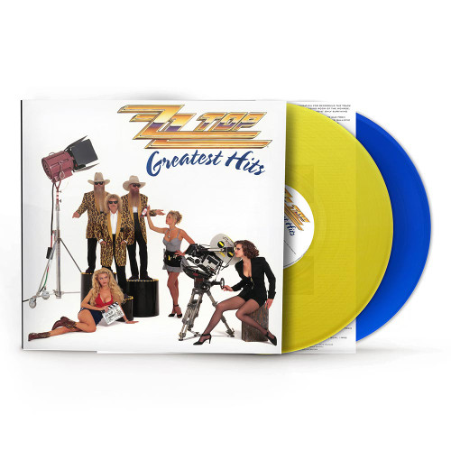 ZZ Top Greatest Hits Indie Exclusive 2LP (Yellow & Blue Vinyl)
