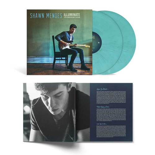 Shawn Mendes Illuminate (10th Anniversary Edition) 2LP (Translucent Aqua Vinyl) 2