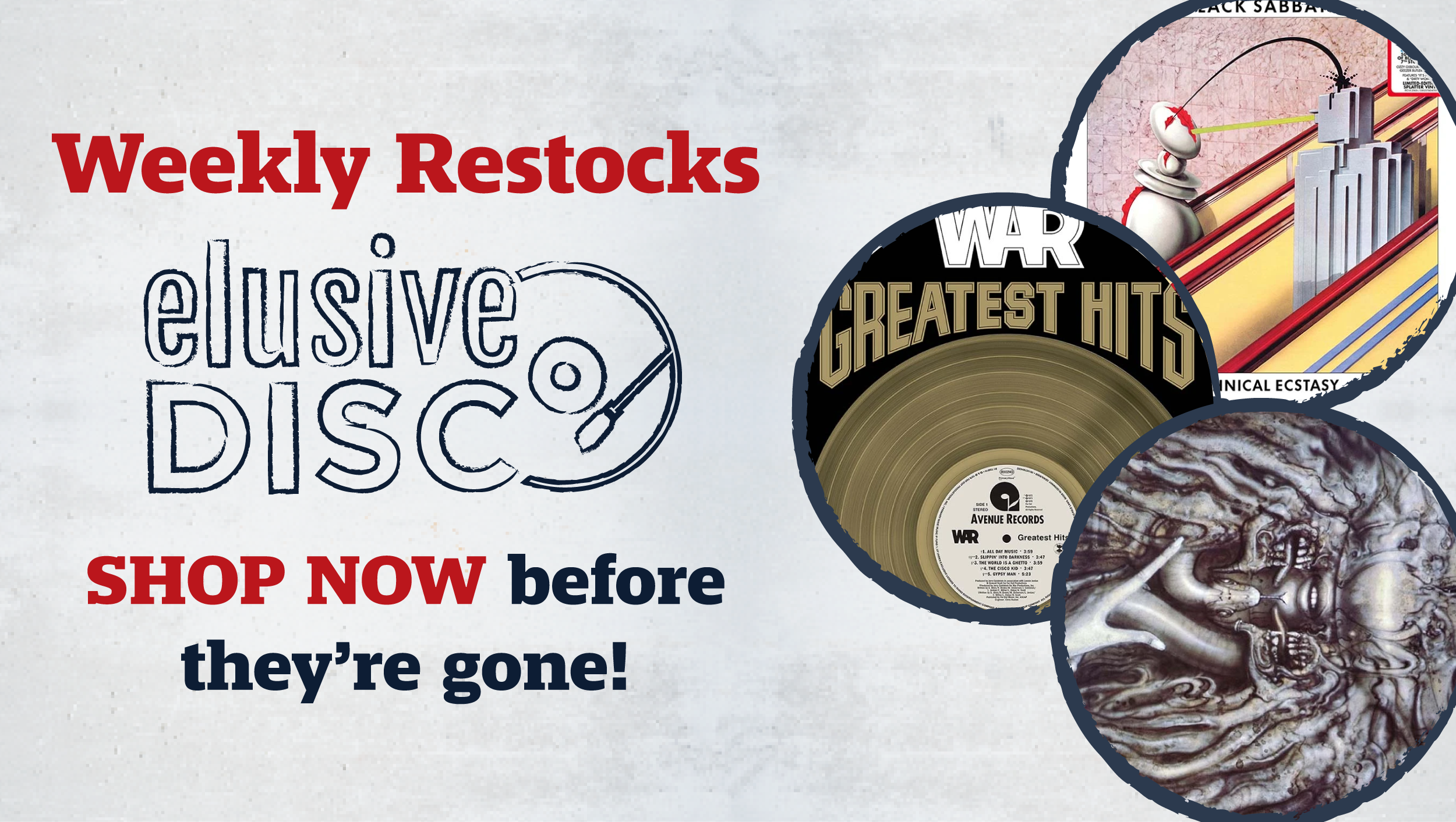 Back In Stock at Elusive Disc! Shop Now before they're gone!
