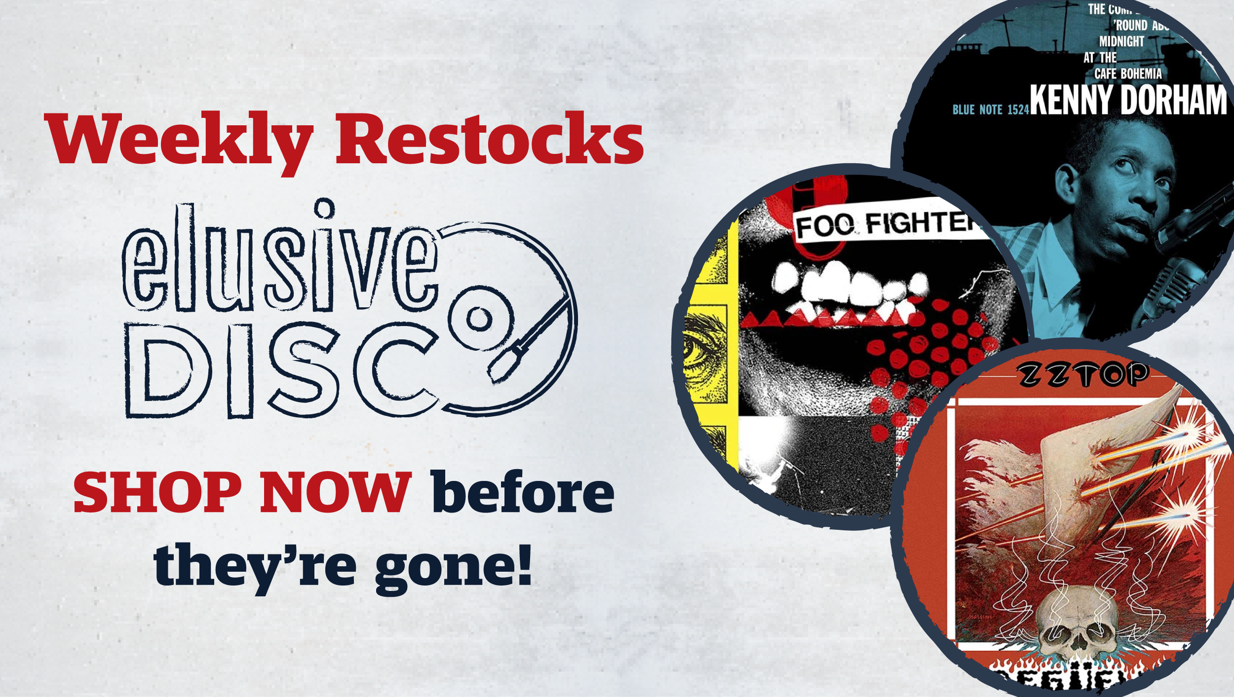 Back In Stock at Elusive Disc! Shop Now before they're gone!