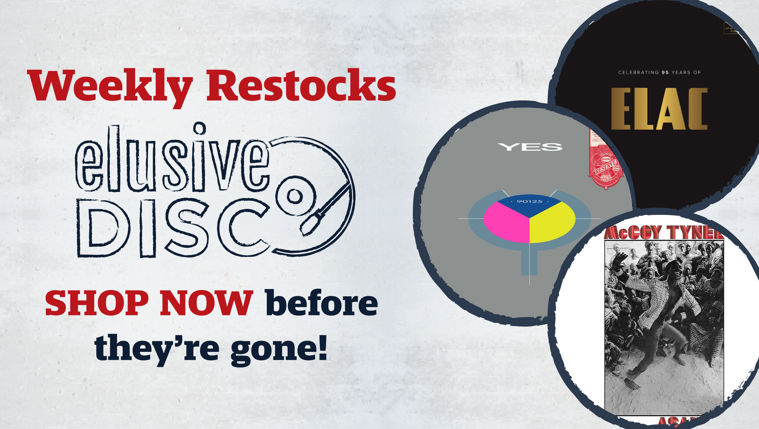 Back In Stock at Elusive Disc! Shop Now before they're gone!