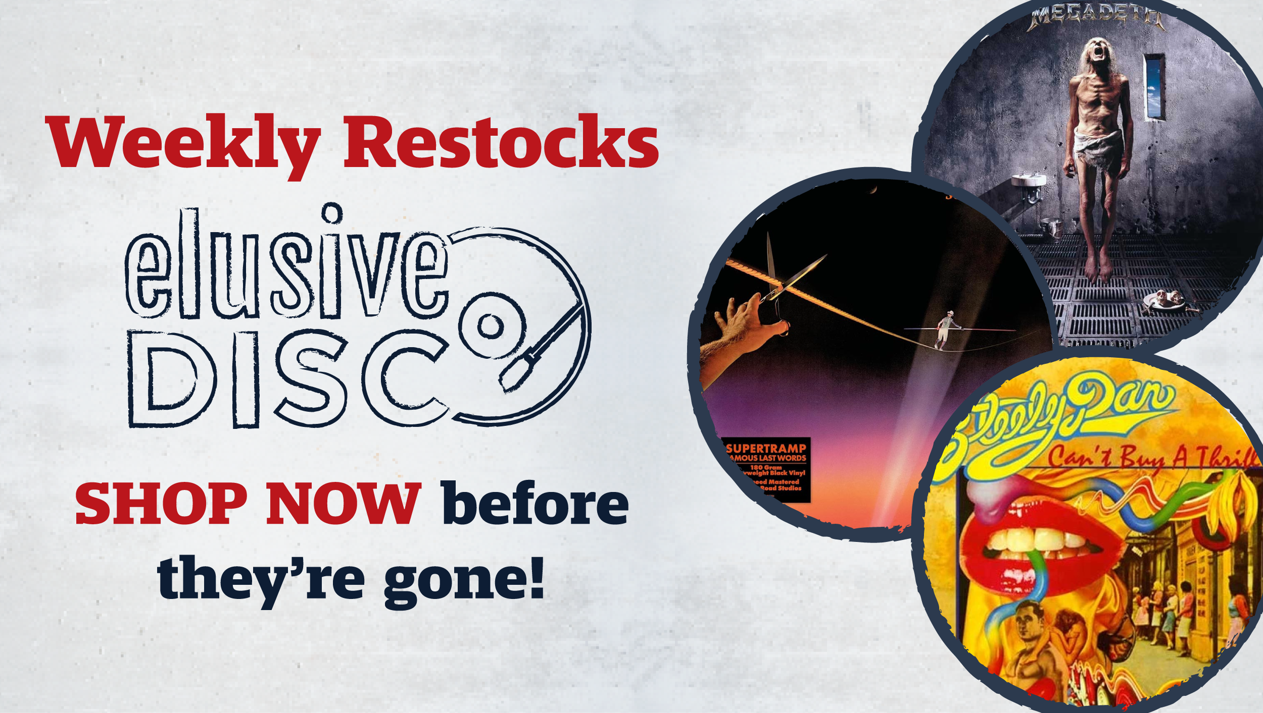 Back In Stock at Elusive Disc! Shop Now before they're gone!