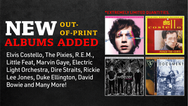 New Out Of Print and Rare Albums Added!