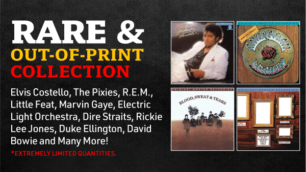 New Out Of Print and Rare Albums Added!
