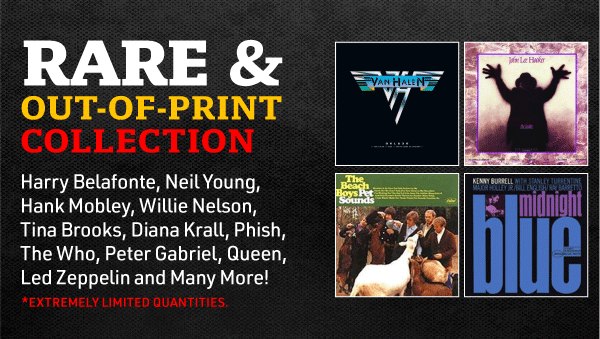 New Out Of Print and Rare Albums Added!