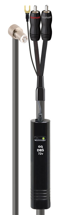 AudioQuest LeoPard Tonearm Cable with 72v DBS (1.2m) 90º Din to RCA