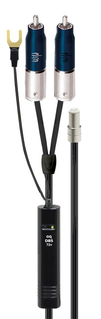 AudioQuest Wild LP Tonearm Cable with 72v DBS (2m) Straight Din to RCA