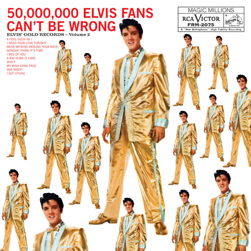英LP Elvis' Golden Records vol.2 Presley Elvis Presley 50,000,000 Elvis Fans Can't Be Wrong: Elvis' Gold