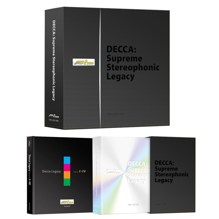 Decca: Supreme Stereophonic Legacy Ultra HD 4CD Booklet + Book