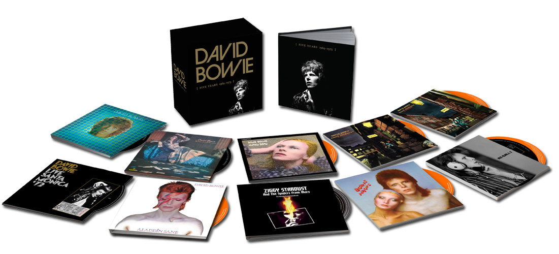 洋楽 CD David Bowie Five Years 1969-1973 DAVID BOWIE [ FIVE YEARS 1969 - 1973 ] 10 COMPACT DISC BOX