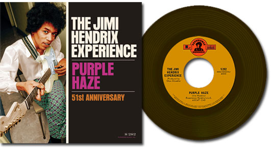 Jimi Hendrix Purple Haze/51st Anniversary 45rpm 7