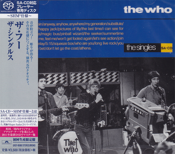 The Who The Singles Single-Layer Stereo Japanese Import SHM-SACD