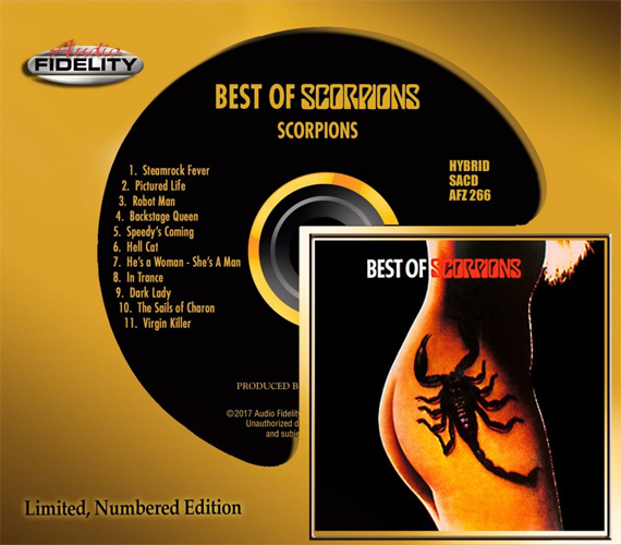 The Scorpions Best of Scorpions Numbered Limited Edition Hybrid