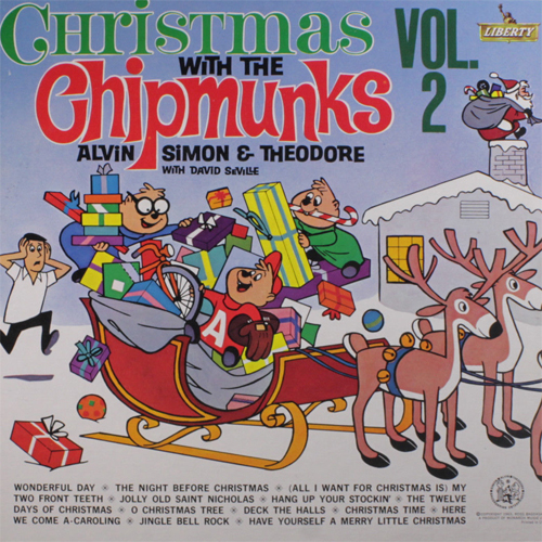 The Chipmunks Christmas With The Chipmunks Vol. 2 LP (White