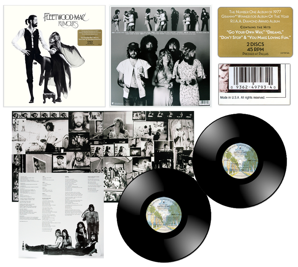 Fleetwood Mac Rumours 180g 45rpm Deluxe Edition 2LP Scratch & Dent